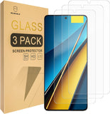 Mr.Shield Screen Protector compatible with Xiaomi Poco X6 [Tempered Glass] [3-PACK] [Japan Glass with 9H Hardness]