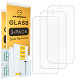 Mr.Shield Screen Protector compatible with Google Pixel 9 Pro XL [Tempered Glass] [3-PACK] [Japan Glass with 9H Hardness]