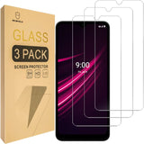 Mr.Shield [3-Pack] Designed For T-Mobile REVVL V Plus 5G / REVVL V+ 5G [Shorter Fit for Case Version] [Tempered Glass] [Japan Glass with 9H Hardness] Screen Protector with Lifetime Replacement