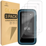 Mr.Shield Screen Protector compatible with Nokia 2780 Flip / 2660 Flip [Tempered Glass] [3-Pack] [Japan Glass with 9H Hardness]