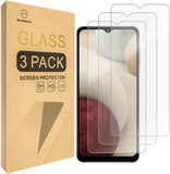Mr.Shield [3-Pack] Designed For Samsung Galaxy M12 / Galaxy A12 [Tempered Glass] [Japan Glass with 9H Hardness] Screen Protector with Lifetime Replacement