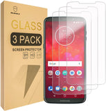 Mr.Shield [3-PACK] Designed For Motorola Moto Z3 / Moto Z3 Play [Cover Display Version] [Tempered Glass] Screen Protector [Japan Glass With 9H Hardness] with Lifetime Replacement