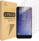 Mr.Shield [3-PACK] Designed For Samsung (Galaxy Amp Prime 3) [Tempered Glass] Screen Protector [Japan Glass With 9H Hardness] with Lifetime Replacement