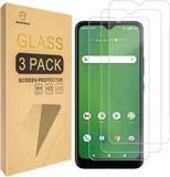 Mr.Shield [3er-Pack] Entwickelt für Cricket Innovate 5G [Gehärtetes Glas] [Japanisches Glas mit 9H-Härte] Displayschutzfolie mit lebenslangem Ersatz