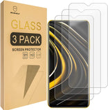 Mr.Shield [3-Pack] Designed For Xiaomi Poco M3 [Upgrade Maximum Cover Screen Version] [Tempered Glass] [Japan Glass with 9H Hardness] Screen Protector with Lifetime Replacement
