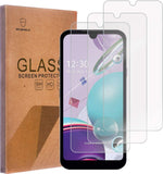 Mr.Shield [3er-Pack] Entwickelt für LG K31 / LG K31 Rebel [Kürzere Passform für Gehäuseversion] [Gehärtetes Glas] [Japanisches Glas mit 9H-Härte] Displayschutzfolie mit lebenslangem Ersatz