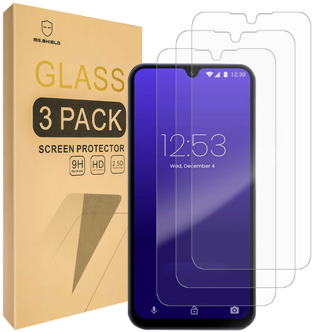 Mr.Shield Screen Protector compatible with Pinwheel Plus 4 [Tempered Glass] [3-PACK] [Japan Glass with 9H Hardness]