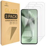 Mr.Shield Screen Protector compatible with Samsung Galaxy S24 FE [Tempered Glass] [Japan Glass with 9H Hardness]