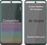 Mr.Shield [3er-Pack] Entwickelt für Motorola Moto G73 5G [Gehärtetes Glas] [Japanisches Glas mit 9H-Härte] Displayschutzfolie mit lebenslangem Ersatz