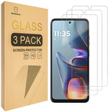 Mr.Shield [3-Pack] Screen Protector For Motorola Moto E15 [Tempered Glass] [Japan Glass with 9H Hardness] Screen Protector