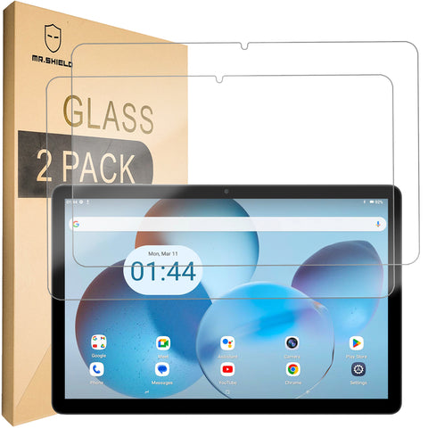 Mr.Shield Screen Protector compatible with Doogee T30E,11 Inch [Tempered Glass] [2-PACK] [Japan Glass with 9H Hardness]