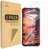 Mr.Shield Screen Protector compatible with Oukitel WP36 / WP36 Pro [Tempered Glass] [3-PACK] [Japan Glass with 9H Hardness]