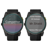 Mr.Shield Screen Protector compatible with Garmin Enduro 3 [51mm] [Tempered Glass] [3-PACK] [Japan Glass with 9H Hardness]