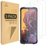 Mr.Shield [3-Pack] Screen Protector For Cubot KingKong 9 [Tempered Glass] [Japan Glass with 9H Hardness] Screen Protector with Lifetime Replacement