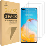 Mr.Shield [3er-Pack] Entwickelt für Huawei P40 [Gehärtetes Glas] [Japanisches Glas mit 9H-Härte] Displayschutzfolie mit lebenslangem Ersatz