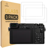 Mr.Shield [3-Pack] Screen Protector For Panasonic Lumix DC-GX9 GX9 G9 GX7 II III Camera [Tempered Glass] [Japan Glass with 9H Hardness] Screen Protector with Lifetime Replacement