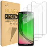 Mr.Shield [3-PACK] Designed For Motorola (Moto G7 Optimo) [Tempered Glass] Screen Protector with Lifetime Replacement