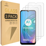 Mr.Shield [3-Pack] Designed For Motorola MOTO G20 / MOTO G10 [Upgrade Maximum Cover Screen Version] [Tempered Glass] [Japan Glass with 9H Hardness] Screen Protector with Lifetime Replacement