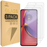 Mr.Shield [3-Pack] Screen Protector For Motorola Moto G84 5G [Tempered Glass] [Japan Glass with 9H Hardness] Screen Protector