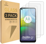 Mr.Shield [3er-Pack] Entwickelt für Motorola (Moto G9 Power) [Gehärtetes Glas] Displayschutzfolie [Japanisches Glas mit 9H-Härte] mit lebenslangem Ersatz