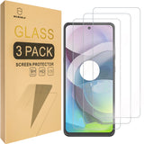 Mr.Shield [3-Pack] Designed For Motorola (One 5G Ace) and Moto G 5G [Tempered Glass] [Japan Glass with 9H Hardness] Screen Protector with Lifetime Replacement