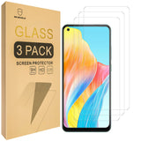 Mr.Shield [3-Pack] Screen Protector For Oppo A78 4G [Tempered Glass] [Japan Glass with 9H Hardness] Screen Protector with Lifetime Replacement