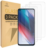 Mr.Shield [3-Pack] Screen Protector For Oppo Find X3 Lite [Tempered Glass] [Japan Glass with 9H Hardness] Screen Protector with Lifetime Replacement