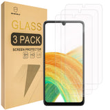 Mr.Shield [3-Pack] Screen Protector For Samsung Galaxy A25 5G [Tempered Glass] [Japan Glass with 9H Hardness] Screen Protector with Lifetime Replacement