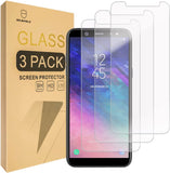 Mr.Shield [3er-Pack] Displayschutzfolie aus gehärtetem Glas für Samsung Galaxy A6 mit lebenslangem Ersatz