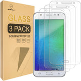 Mr.Shield [3-PACK] Designed For Samsung Galaxy J7 Neo [Tempered Glass] Screen Protector [Japan Glass With 9H Hardness] with Lifetime Replacement