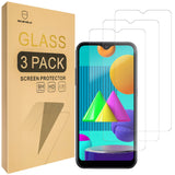Mr.Shield [3-Pack] Designed For Samsung Galaxy M02 [Upgrade Maximum Cover Screen Version] [Tempered Glass] [Japan Glass with 9H Hardness] Screen Protector with Lifetime Replacement
