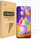 Mr.Shield [3-Pack] Designed For Samsung Galaxy M31S [Tempered Glass] [Japan Glass with 9H Hardness] Screen Protector with Lifetime Replacement