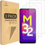 Mr.Shield [3-Pack] Designed For Samsung Galaxy M32 4G [Tempered Glass] [Japan Glass with 9H Hardness] Screen Protector with Lifetime Replacement