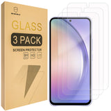 Mr.Shield [3-Pack] Screen Protector For Samsung Galaxy S23 FE [Tempered Glass] [Japan Glass with 9H Hardness] Screen Protector with Lifetime Replacement