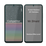 Mr.Shield [3-Pack] Screen Protector For Samsung Galaxy S23 FE [Tempered Glass] [Japan Glass with 9H Hardness] Screen Protector with Lifetime Replacement