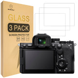 Mr.Shield [3-Pack] Screen Protector For Sony Alpha A7R V A7RV A7R5 / Alpha 7R V Camera [Tempered Glass] [Japan Glass with 9H Hardness] Screen Protector with Lifetime Replacement