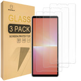 Mr.Shield [3-Pack] Screen Protector For Sony Xperia 5 V [Tempered Glass] [Japan Glass with 9H Hardness] Screen Protector with Lifetime Replacement