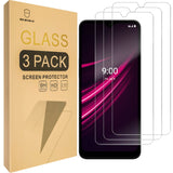Mr.Shield [3er-Pack] Entwickelt für T-Mobile REVVL V Plus 5G / REVVL V+ 5G [Gehärtetes Glas] [Japanisches Glas mit 9H-Härte] Displayschutzfolie mit lebenslangem Ersatz