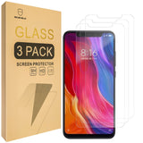 Mr.Shield [3-Pack] Designed For Xiaomi Mi 8 [Tempered Glass] [Japan Glass with 9H Hardness] Screen Protector with Lifetime Replacement