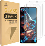 Mr.Shield [3-Pack] Screen Protector For Xiaomi Poco X5 Pro [Tempered Glass] [Japan Glass with 9H Hardness] Screen Protector with Lifetime Replacement