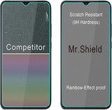 Mr.Shield [3er-Pack] Entwickelt für Xiaomi (Redmi 9T) [Gehärtetes Glas] [Japanisches Glas mit 9H-Härte] Displayschutzfolie mit lebenslangem Ersatz