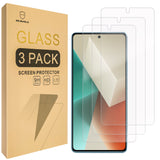 Mr.Shield [3-Pack] Screen Protector For Xiaomi (Redmi Note 13 5G) [Tempered Glass] [Japan Glass with 9H Hardness] Screen Protector with Lifetime Replacement