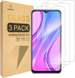 Mr.Shield [3-Pack] Designed For Xiaomi (Redmi 9) [Tempered Glass] [Japan Glass with 9H Hardness] Screen Protector with Lifetime Replacement