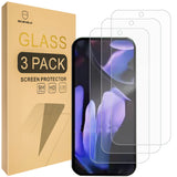 Mr.Shield [3-Pack] Screen Protector For Google Pixel 9A [Tempered Glass] [Japan Glass with 9H Hardness] Screen Protector with Lifetime Replacement