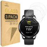 Mr.Shield Screen Protector compatible with Xiaomi Watch S3 [Tempered Glass] [3-PACK] [Japan Glass with 9H Hardness]