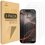 Mr.Shield Screen Protector compatible with iPhone 16 Pro Max [6.9 Inch] [Tempered Glass] [3-PACK] [Japan Glass with 9H Hardness]