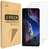 Mr.Shield [3-Pack] Screen Protector For Xiaomi Poco F5 Pro [Tempered Glass] [Japan Glass with 9H Hardness] Screen Protector with Lifetime Replacement