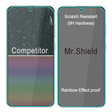 Mr.Shield Screen Protector compatible with Samsung Galaxy S24 FE [Tempered Glass] [Japan Glass with 9H Hardness]