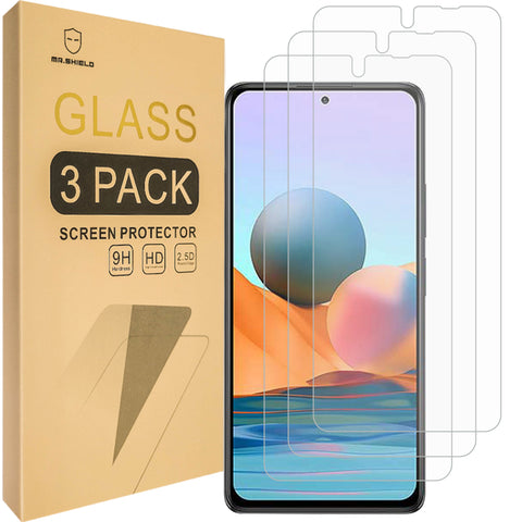 Mr.Shield Screen Protector compatible with OPPO A40 4G / A3x [4G/5G] / A3 5G [Tempered Glass] [3-Pack] [Japan Glass with 9H Hardness]