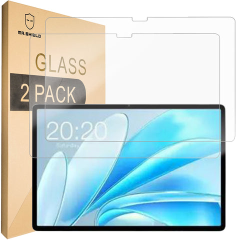 Mr.Shield Screen Protector compatible with Teclast M50S, 10.1 Inch [Tempered Glass] [2-PACK] [Japan Glass with 9H Hardness]